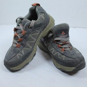 Vasque 7210 UltraDry Hiking Shoes Gray Orange Waterproof Youth Kids Size 13 US